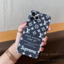 ルイヴィトン アイフォン13プロマックスケース 個性潮流 シュプリーム iPhone13プロカバー