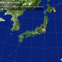太陽風は低速の状態が続いています。
