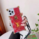 シュプリーム カップルに人気 iphone13ケース 光沢感