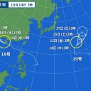 （ 今日も 気温の 東西格差 ）
