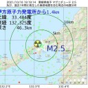 中国地震局の更新がストップしているようです。