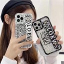ロエベiPhone13/13pro maxケース バンド付き iPhone12pro max携帯ケース