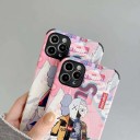 ChromeHearts iphone13 ケース ライチテクスチャ iphone13 Pro白黒Chrome Heartsケース