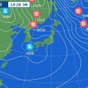 ★【 上空 5,500 m ／ ー３６ ℃  】★／【　再び　荒れる予想。】