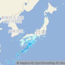 【 山 は 雪 】積もる所がある見込み。／【 諏訪之瀬島 ２，０００ ｍ 】