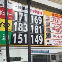 ガソリン価格の値上げ