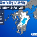 【　九州南部で　雨 や 雪　】　（意地とヤケの夜補遺っ）