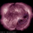 【 Ｍ ６．１ 】／太陽風の速度が高まり、磁気圏の活動も活発になりました。