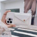 ysl 携帯ケース iphone13mini/13promax 金属ロゴ付き