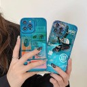 アイフォン 13promax LV PUカバー タイガー柄 スマホケース
